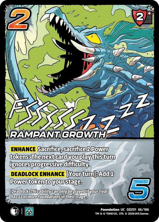 Image for Rampant Growth (GDZ01 66/186) (Godzilla: Reign of Kaiju) - UniVersus