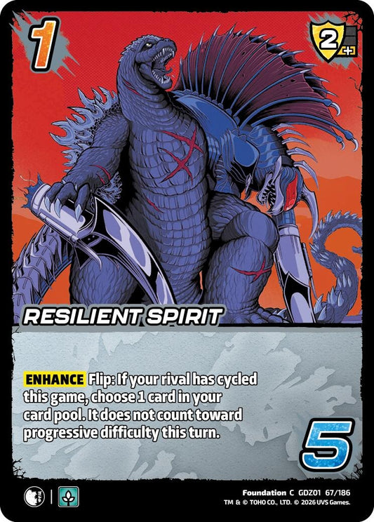Image for Resilient Spirit (GDZ01 67/186) (Godzilla: Reign of Kaiju) - UniVersus