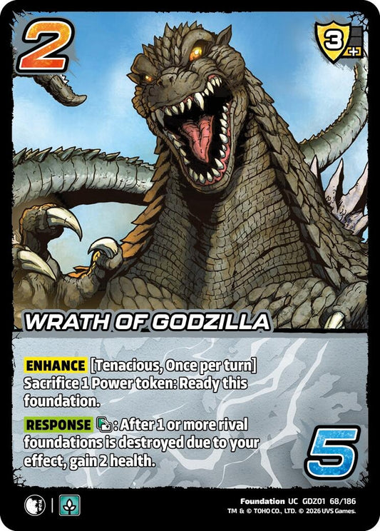 Image for Wrath of Godzilla (GDZ01 68/186) (Godzilla: Reign of Kaiju) - UniVersus