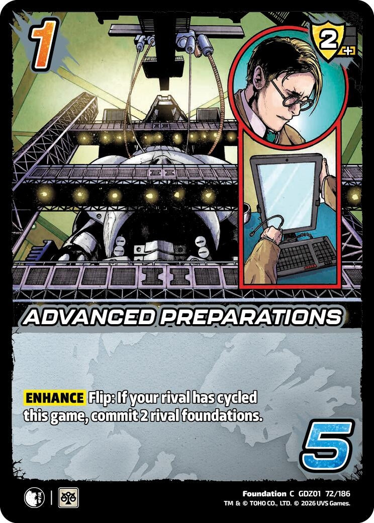 Image for Advanced Preparations (GDZ01 72/186) (Godzilla: Reign of Kaiju) - UniVersus