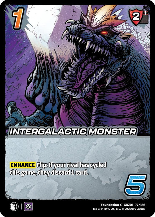 Image for Intergalactic Monster (GDZ01 77/186) (Godzilla: Reign of Kaiju) - UniVersus