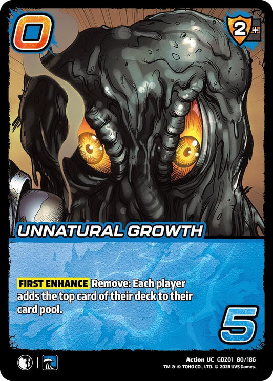 Image for Unnatural Growth (GDZ01 80/186) (Godzilla: Reign of Kaiju) - UniVersus