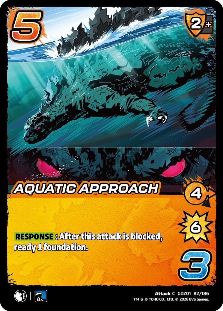 Image for Aquatic Approach (GDZ01 82/186) (Godzilla: Reign of Kaiju) - UniVersus
