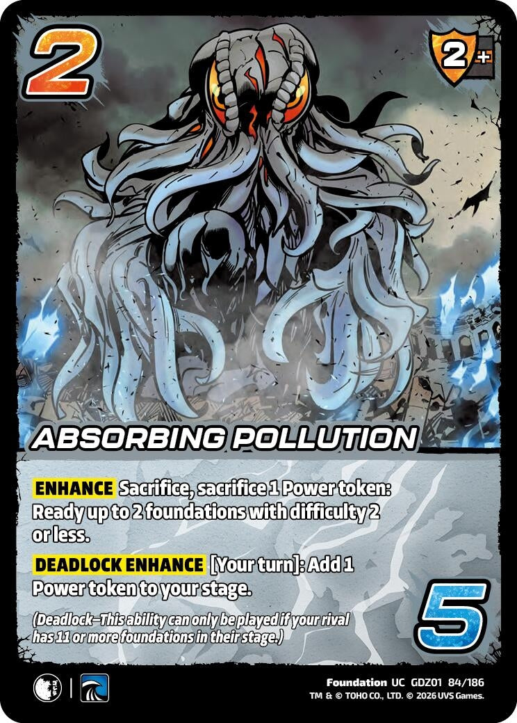 Image for Absorbing Pollution (GDZ01 84/186) (Godzilla: Reign of Kaiju) - UniVersus