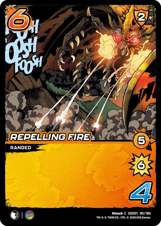 Image for Repelling Fire (GDZ01 90/186) (Godzilla: Reign of Kaiju) - UniVersus