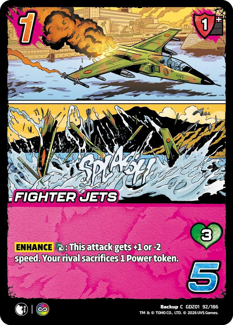 Image for Fighter Jets (GDZ01 92/186) (Godzilla: Reign of Kaiju) - UniVersus