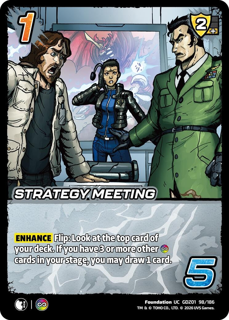 Image for Strategy Meeting (GDZ01 98/186) (Godzilla: Reign of Kaiju) - UniVersus