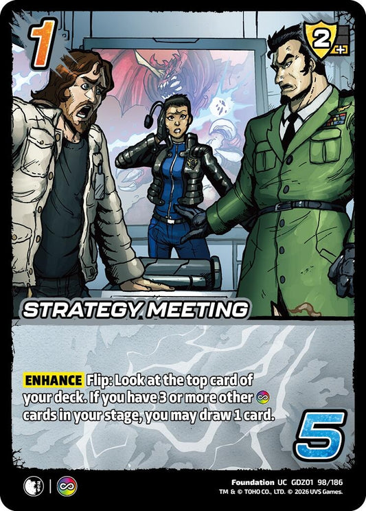 Image for Strategy Meeting (GDZ01 98/186) (Godzilla: Reign of Kaiju) - UniVersus
