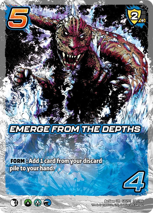 Image for Emerge from the Depths (GDZ01 99/186) (Godzilla: Reign of Kaiju) - UniVersus