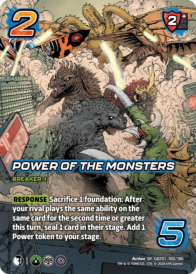 Image for Power of the Monsters (GDZ01 100/186) (Godzilla: Reign of Kaiju) - UniVersus