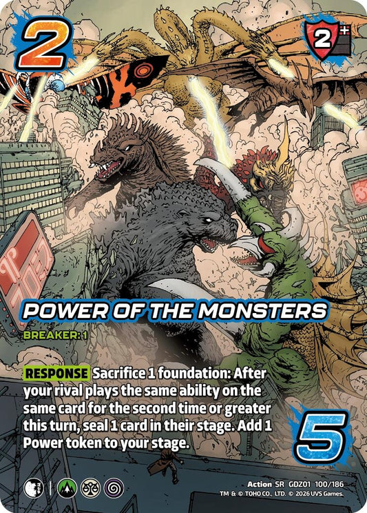 Image for Power of the Monsters (GDZ01 100/186) (Godzilla: Reign of Kaiju) - UniVersus