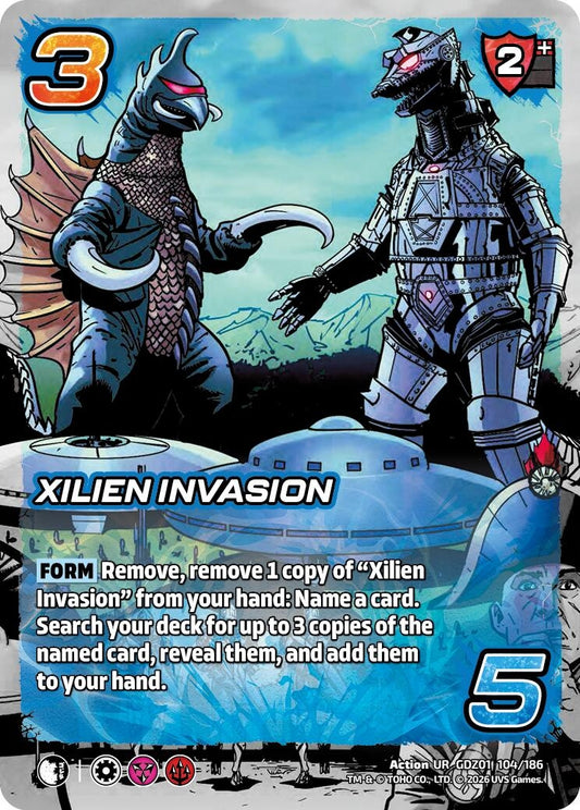 Image for Xilien Invasion (GDZ01 104/186) (Godzilla: Reign of Kaiju) - UniVersus