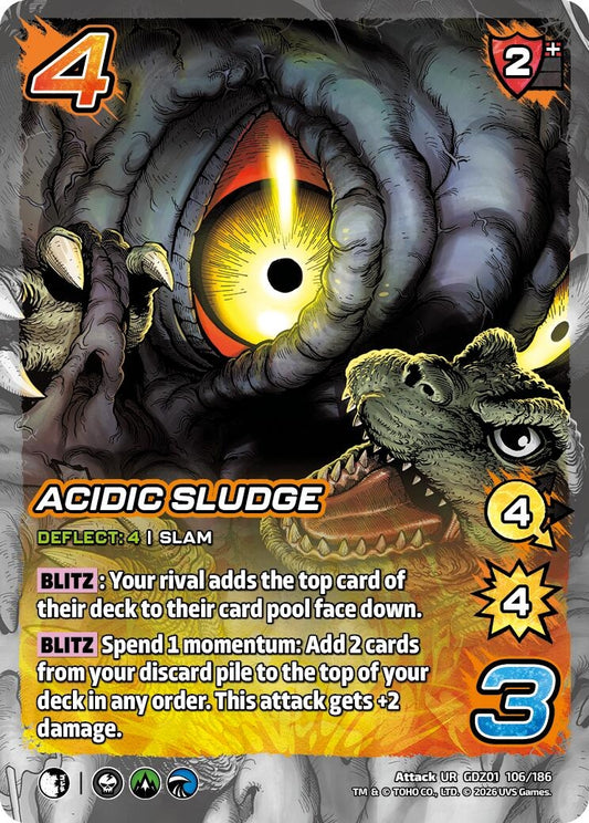Image for Acidic Sludge (GDZ01 106/186) (Godzilla: Reign of Kaiju) - UniVersus