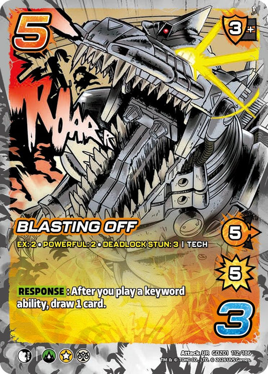 Image for Blasting Off (GDZ01 112/186) (Godzilla: Reign of Kaiju) - UniVersus