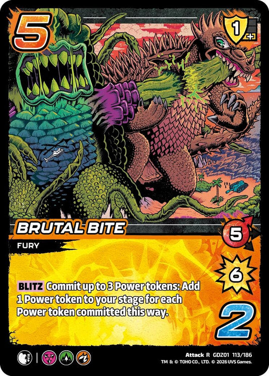 Image for Brutal Bite (GDZ01 113/186) (Godzilla: Reign of Kaiju) - UniVersus