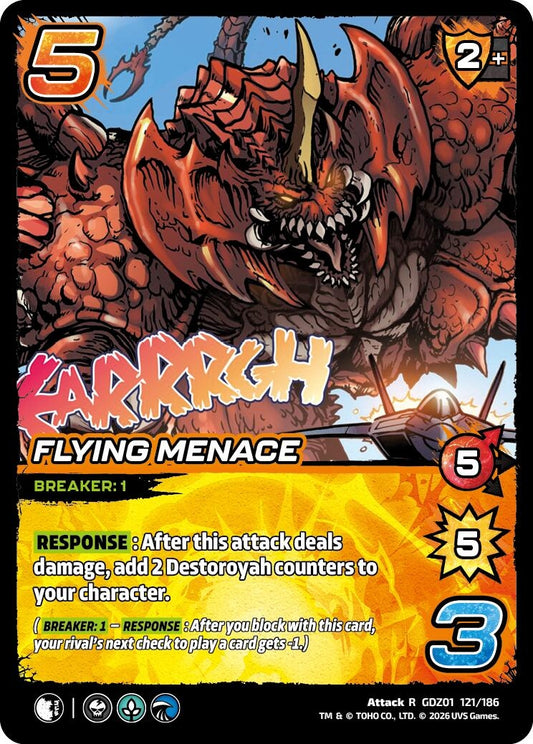 Image for Flying Menace (GDZ01 121/186) (Godzilla: Reign of Kaiju) - UniVersus