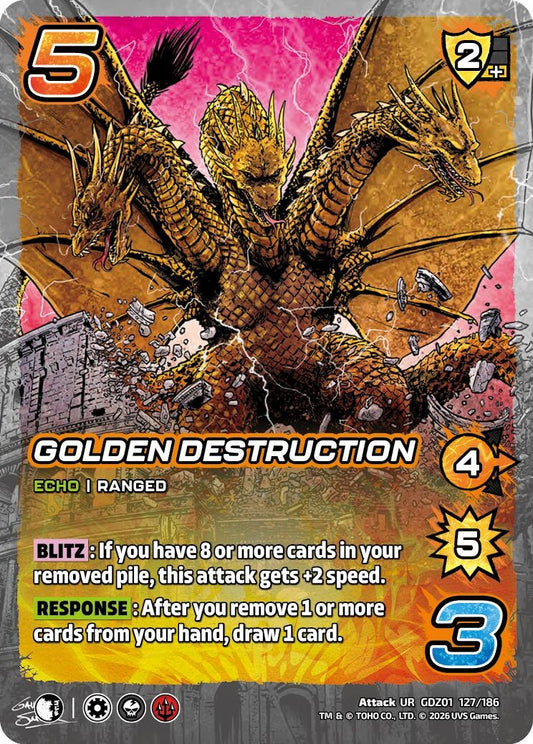Image for Golden Destruction (GDZ01 127/186) (Godzilla: Reign of Kaiju) - UniVersus