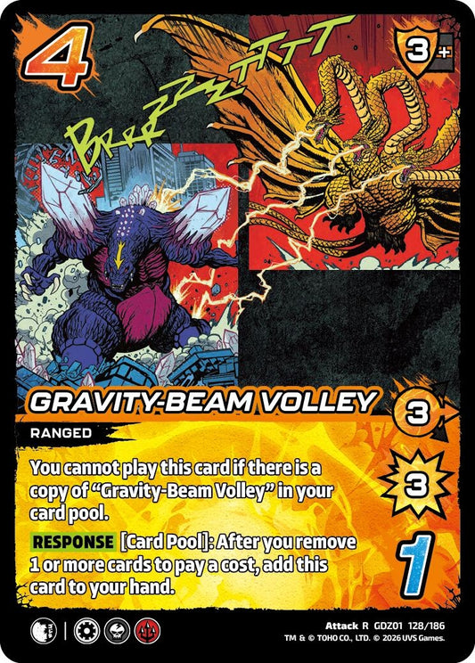 Image for Gravity-Beam Volley (GDZ01 128/186) (Godzilla: Reign of Kaiju) - UniVersus