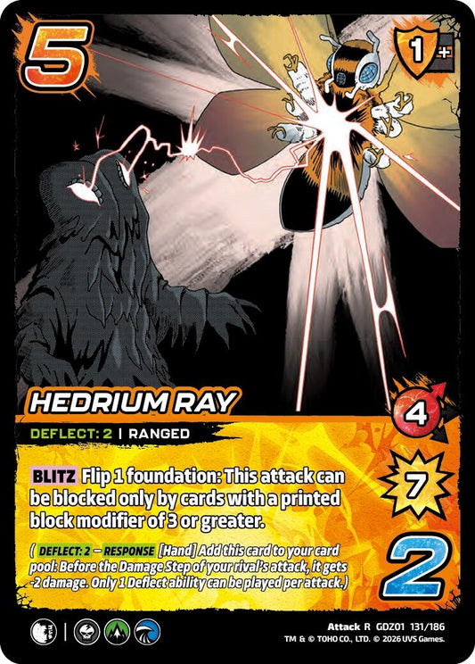 Image for Hedrium Ray (GDZ01 131/186) (Godzilla: Reign of Kaiju) - UniVersus