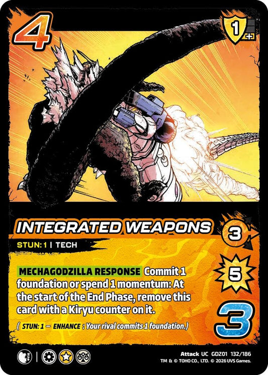 Image for Integrated Weapons (GDZ01 132/186) (Godzilla: Reign of Kaiju) - UniVersus