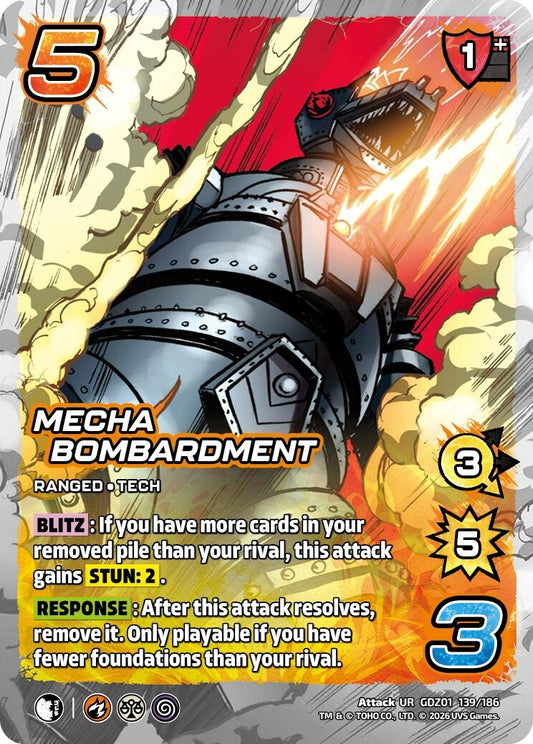 Image for Mecha Bombardment (GDZ01 139/186) (Godzilla: Reign of Kaiju) - UniVersus