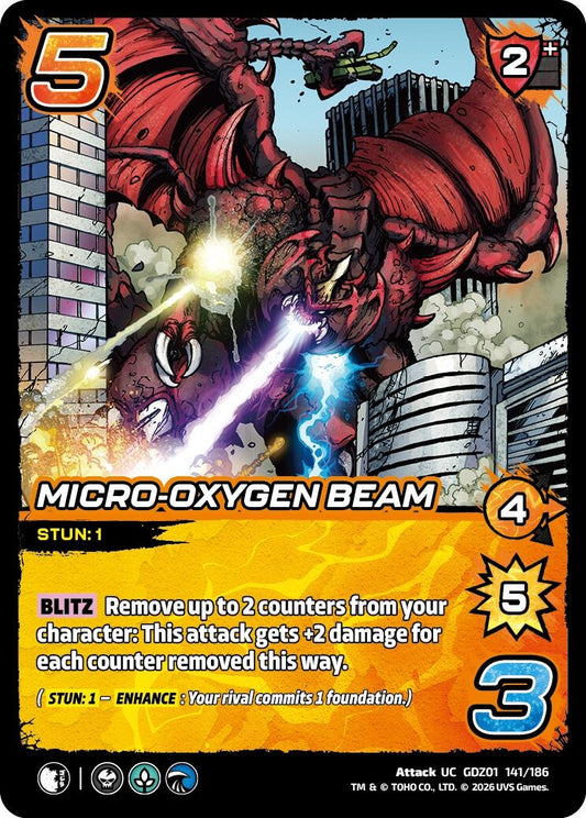 Image for Micro-Oxygen Beam (GDZ01 141/186) (Godzilla: Reign of Kaiju) - UniVersus