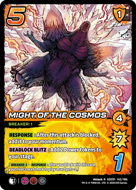Image for Might of the Cosmos (GDZ01 142/186) (Godzilla: Reign of Kaiju) - UniVersus