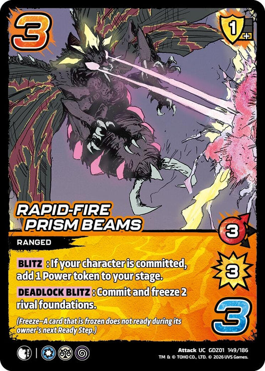 Image for Rapid-Fire Prism Beams (GDZ01 149/186) (Godzilla: Reign of Kaiju) - UniVersus