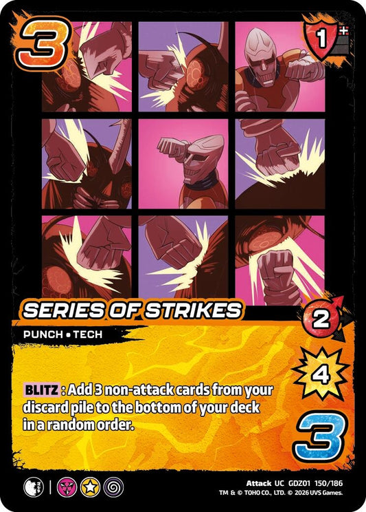 Image for Series of Strikes (GDZ01 150/186) (Godzilla: Reign of Kaiju) - UniVersus