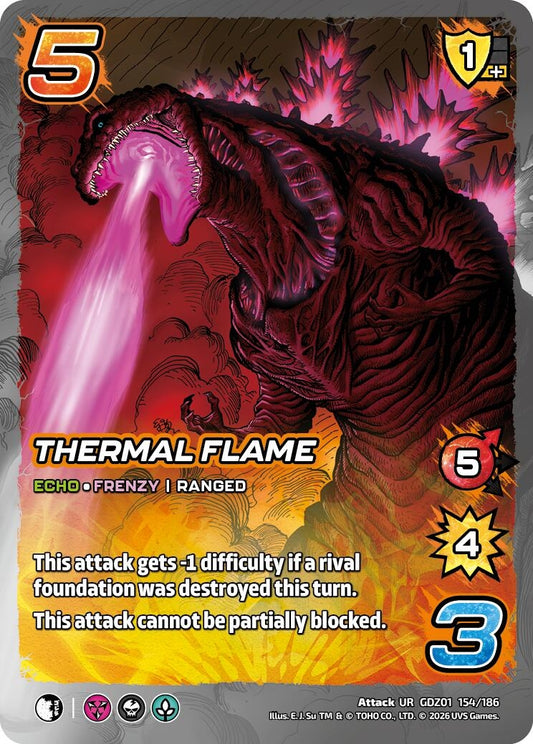 Image for Thermal Flame (GDZ01 154/186) (Godzilla: Reign of Kaiju) - UniVersus