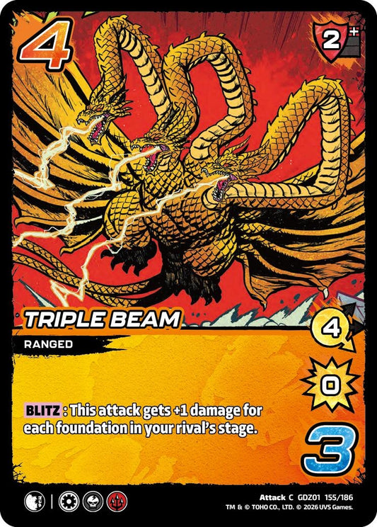 Image for Triple Beam (GDZ01 155/186) (Godzilla: Reign of Kaiju) - UniVersus