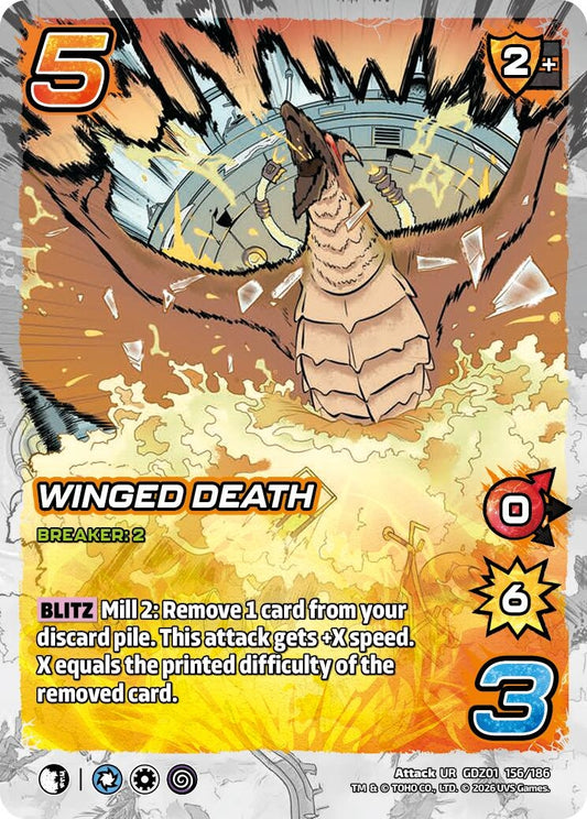 Image for Winged Death (GDZ01 156/186) (Godzilla: Reign of Kaiju) - UniVersus