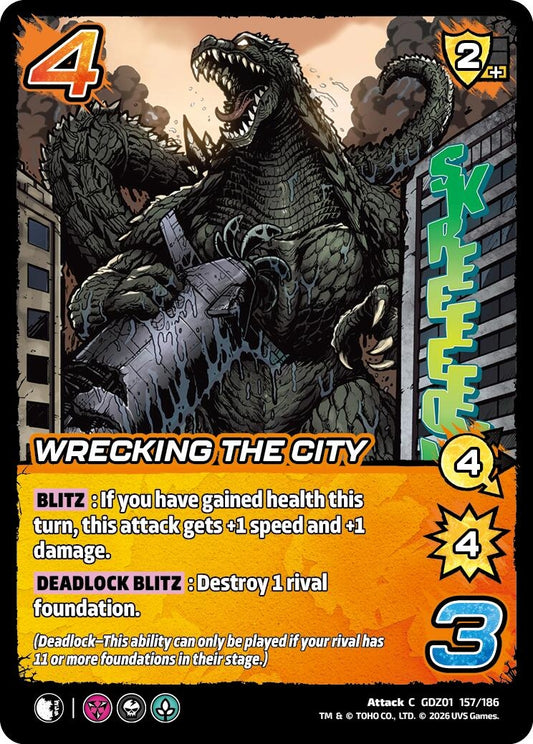 Image for Wrecking the City (GDZ01 157/186) (Godzilla: Reign of Kaiju) - UniVersus