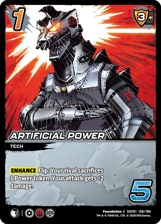 Image for Artificial Power (GDZ01 158/186) (Godzilla: Reign of Kaiju) - UniVersus