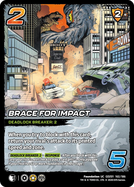 Image for Brace for Impact (GDZ01 162/186) (Godzilla: Reign of Kaiju) - UniVersus