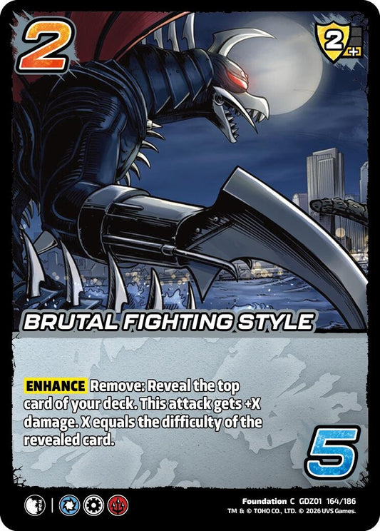Image for Brutal Fighting Style (GDZ01 164/186) (Godzilla: Reign of Kaiju) - UniVersus