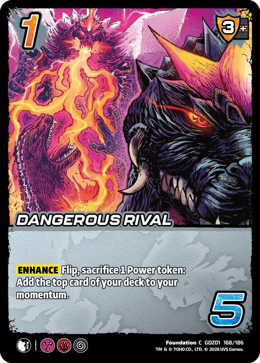 Image for Dangerous Rival (GDZ01 168/186) (Godzilla: Reign of Kaiju) - UniVersus