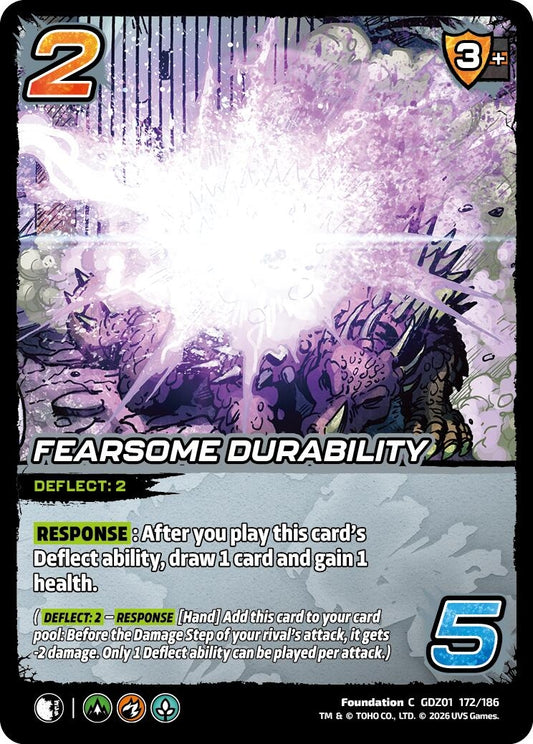 Image for Fearsome Durability (GDZ01 172/186) (Godzilla: Reign of Kaiju) - UniVersus