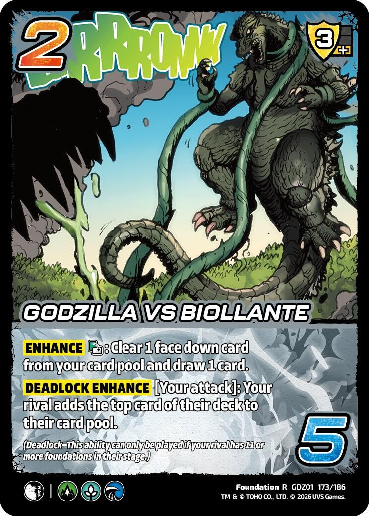 Image for Godzilla vs Biollante (GDZ01 173/186) (Godzilla: Reign of Kaiju) - UniVersus