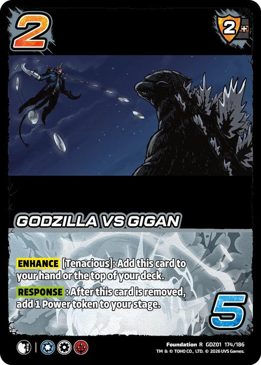 Image for Godzilla vs Gigan (GDZ01 174/186) (Godzilla: Reign of Kaiju) - UniVersus