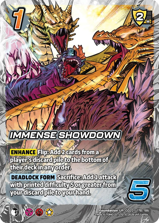 Image for Immense Showdown (GDZ01 178/186) (Godzilla: Reign of Kaiju) - UniVersus