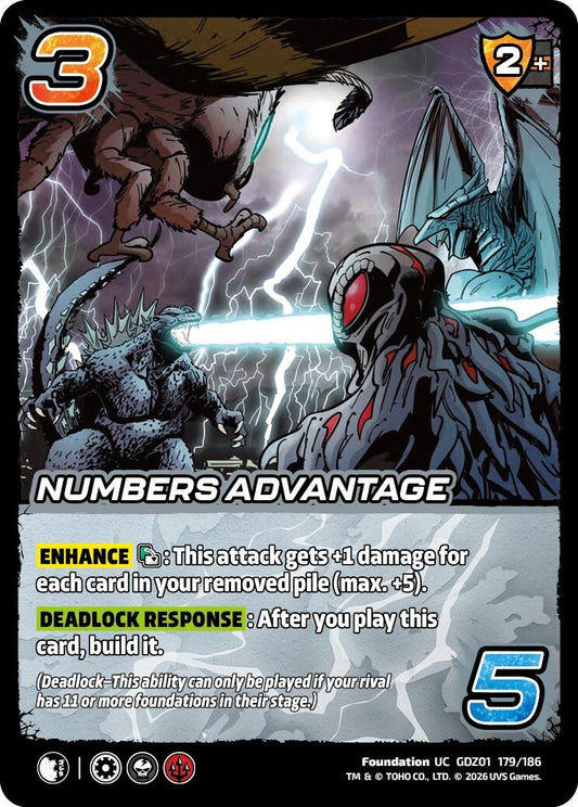 Image for Numbers Advantage (GDZ01 179/186) (Godzilla: Reign of Kaiju) - UniVersus
