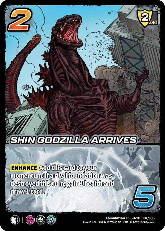 Image for Shin Godzilla Arrives (GDZ01 181/186) (Godzilla: Reign of Kaiju) - UniVersus
