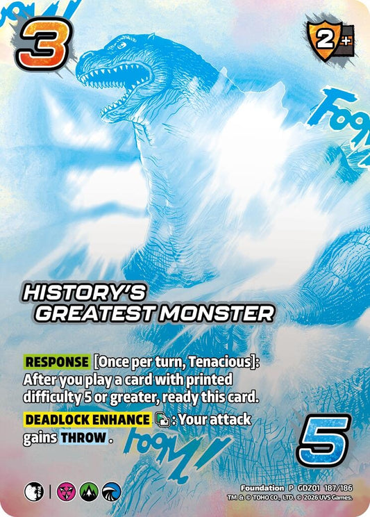 Image for History's Greatest Monster (GDZ01 187/186) (Godzilla: Reign of Kaiju) - UniVersus