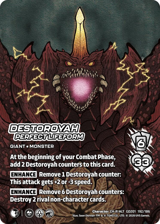 Image for Destoroyah, Perfect Lifeform (Alternate Art) (GDZ01 192/186) (Godzilla: Reign of Kaiju) - UniVersus