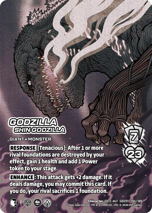 Image for Godzilla, Shin Godzilla (Alternate Art) (GDZ01 194/186) (Godzilla: Reign of Kaiju) - UniVersus