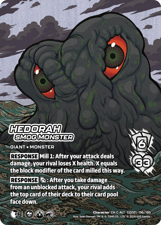 Image for Hedorah, Smog Monster (Alternate Art) (GDZ01 196/186) (Godzilla: Reign of Kaiju) - UniVersus