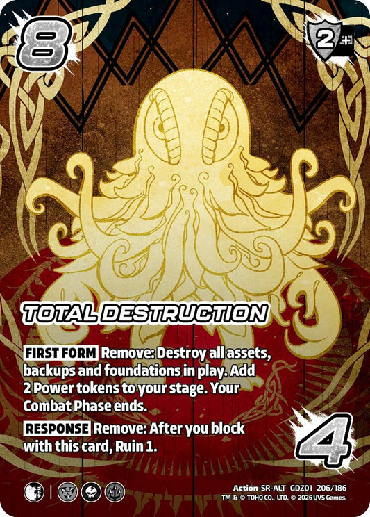 Image for Total Destruction (Alternate Art) (GDZ01 206/186) (Godzilla: Reign of Kaiju) - UniVersus