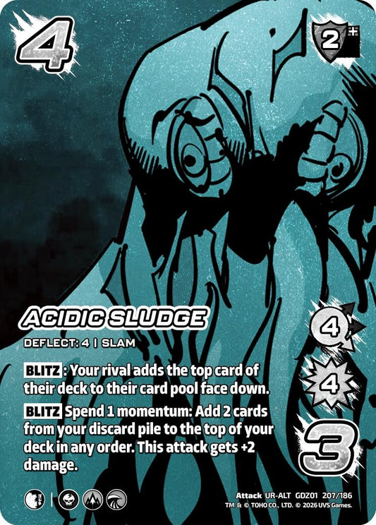 Image for Acidic Sludge (Alternate Art) (GDZ01 207/186) (Godzilla: Reign of Kaiju) - UniVersus