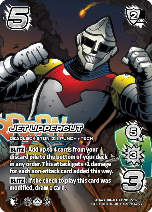 Image for Jet Uppercut (Alternate Art) (GDZ01 220/186) (Godzilla: Reign of Kaiju) - UniVersus